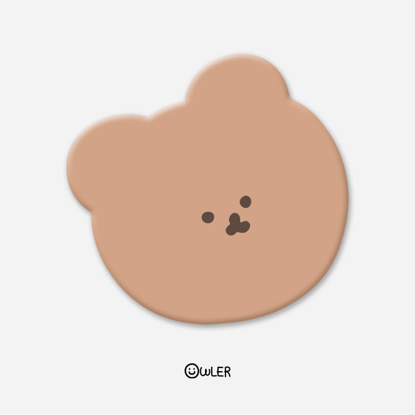 [MADE] 둥글 곰돌이 모양 에폭시 그립톡