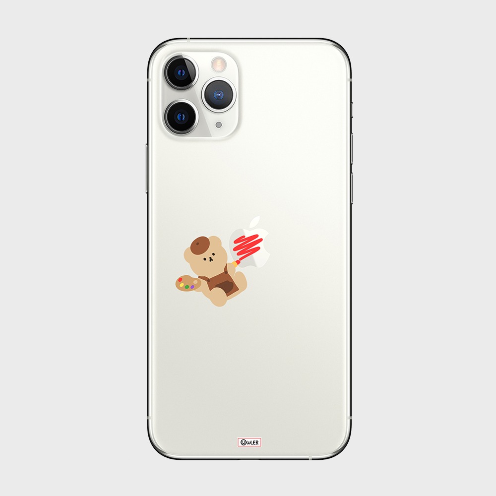 [MADE] 화가 곰도리 애플 로고 디자인 아이폰케이스